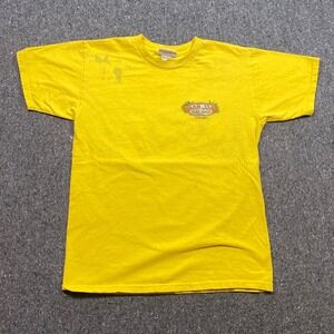 Ron Jon‎ Surf Shop TShirt Sz S Mens Yellow Tiki Loungin Cozumel Beach Skater